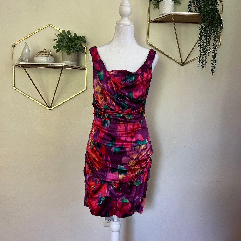 Soft floral mini dress